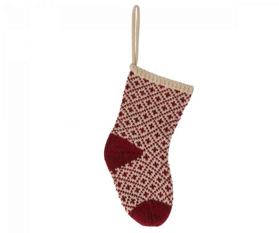 Weihnachts-Socke rot
