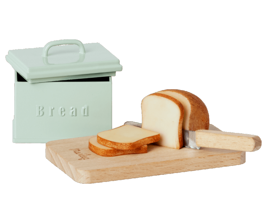 Brotbox mit Schneidbrett & Messer